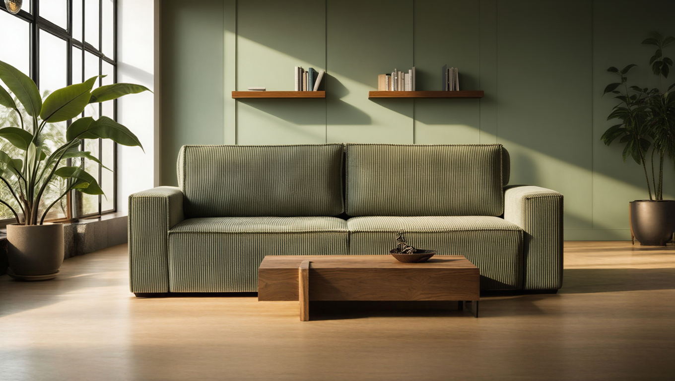 Tapicerowana Sofa z funkcją spania Ravin do zestawu