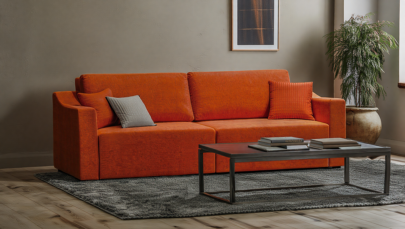 Tapicerowana Sofa Lusane do zestawu