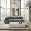 Sofa Modułowa Tapicerowana Milky SL+S - Nowoczesna Kompaktowa Kanapa do Salonu