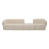 Sofa Modułowa Tapicerowana Monir SL+S+P+SP bez funkcji spania - Nowoczesna Kanapa do Salonu