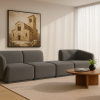 Sofa Modułowa Tapicerowana Verna SL+S+S+SP bez funkcji spania - Nowoczesna Duża Kanapa do Salonu