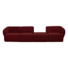 Sofa Modułowa Tapicerowana Monir SL+S+P+SP bez funkcji spania - Nowoczesna Kanapa do Salonu