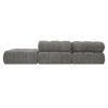 Narożnik Modułowy Tapicerowany Balia SZL+S+P- Nowoczesna Sofa z Szezlongiem i Pufą