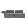 Sofa Modułowa Tapicerowana Milky SL+S - Nowoczesna Kompaktowa Kanapa do Salonu