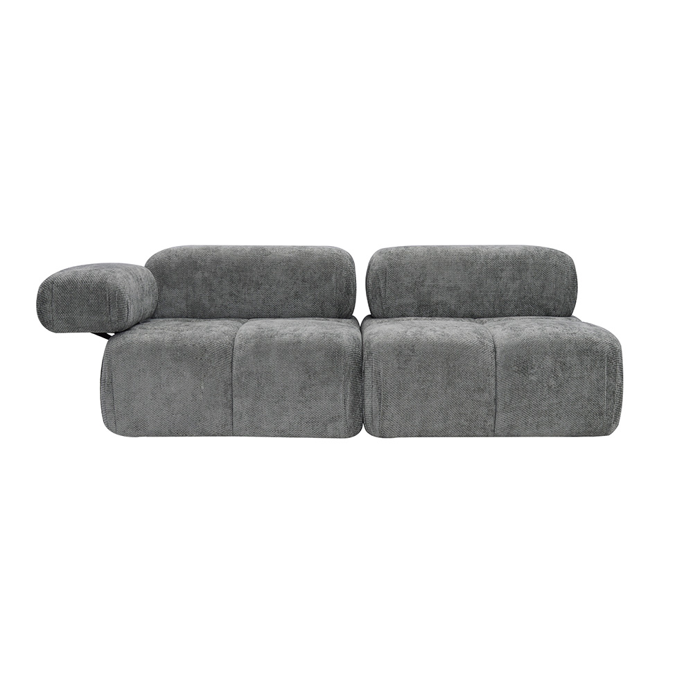 Sofa Modułowa Tapicerowana Milky SL+S - Nowoczesna Kompaktowa Kanapa do Salonu