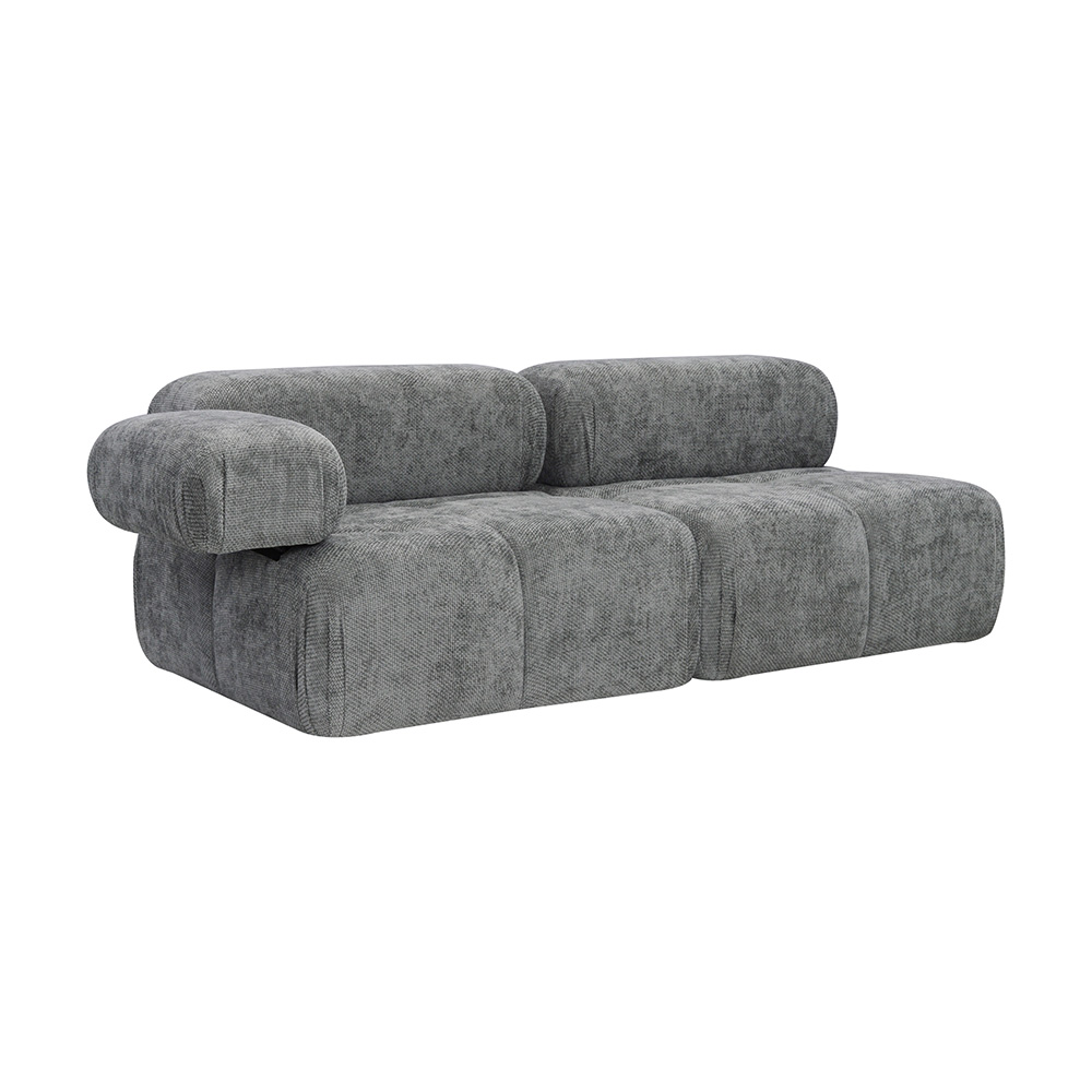 Sofa Modułowa Tapicerowana Milky SL+S - Nowoczesna Kompaktowa Kanapa do Salonu
