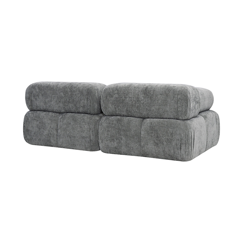 Sofa Modułowa Tapicerowana Milky SL+S - Nowoczesna Kompaktowa Kanapa do Salonu