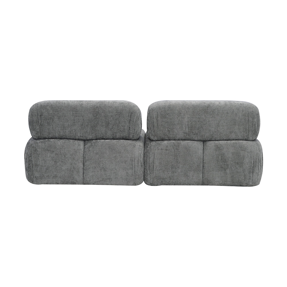 Sofa Modułowa Tapicerowana Milky SL+S - Nowoczesna Kompaktowa Kanapa do Salonu