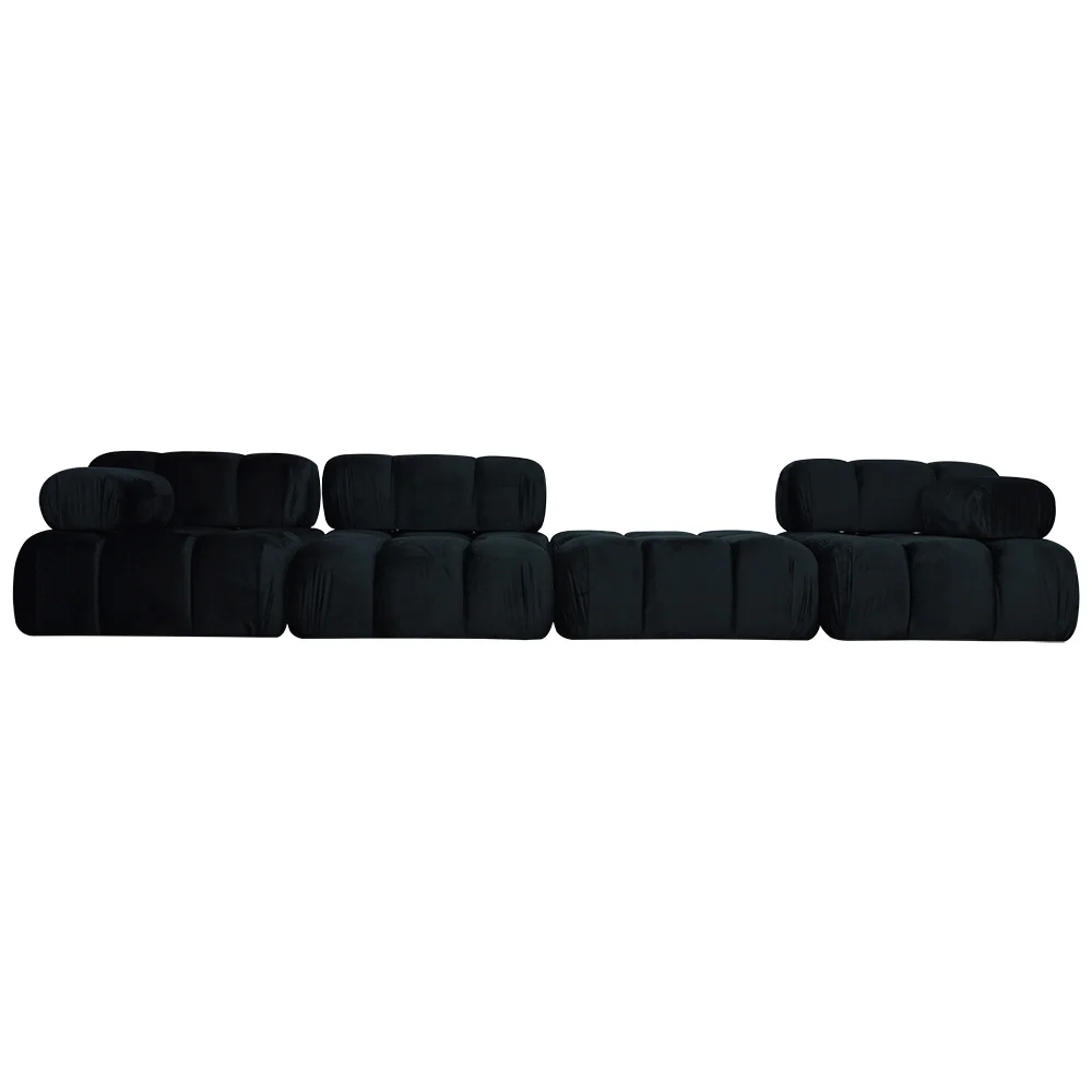 Sofa Modułowa Tapicerowana Defia SL+S+P+SP - Nowoczesna Duża Kanapa do Salonu