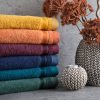 Ręcznik Abbie kremowy 100 x 150 cm – miękki i chłonny