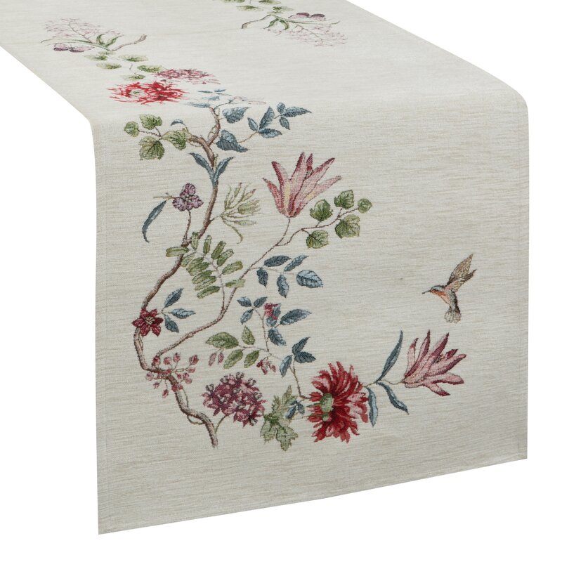Obrus gobelinowy SZE/CHO/1295/NAT naturalny 45x140 cm – stylowy na stół