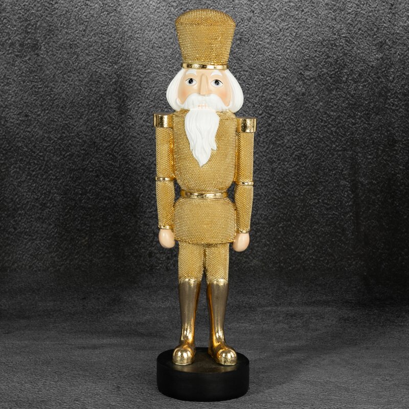 FIGURKA ŚWIATECZNA 199 10 X 10 X 37 CM ZŁOTY