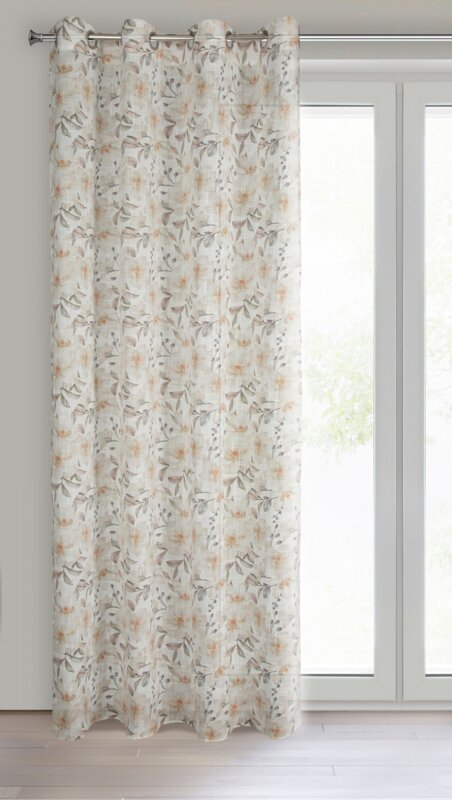 Zasłona gotowa Amara naturalna 140 x 250 cm – subtelnie filtruje światło