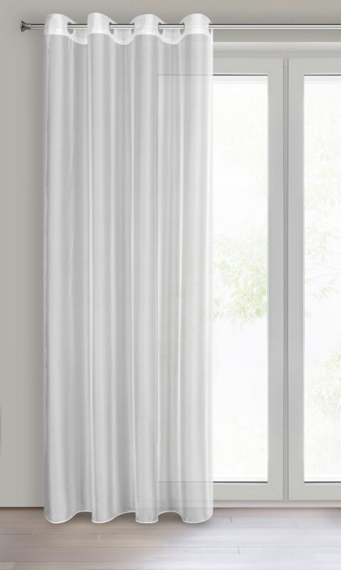 Firana gotowa Anabel biała 140 x 260 cm – rozjaśnia wnętrze