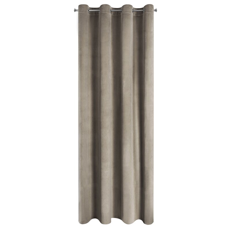 Zasłona gotowa D91 brązowa 140 x 250 cm – wprowadza przytulność
