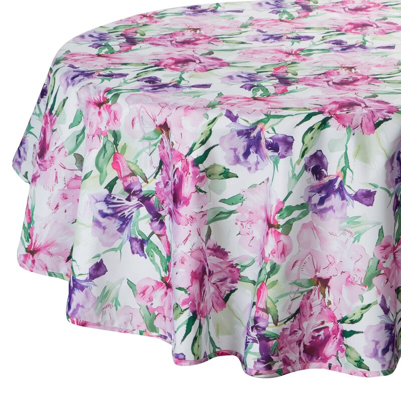 Obrus tarasowy Garden różowy o 150 cm – doda świeżości