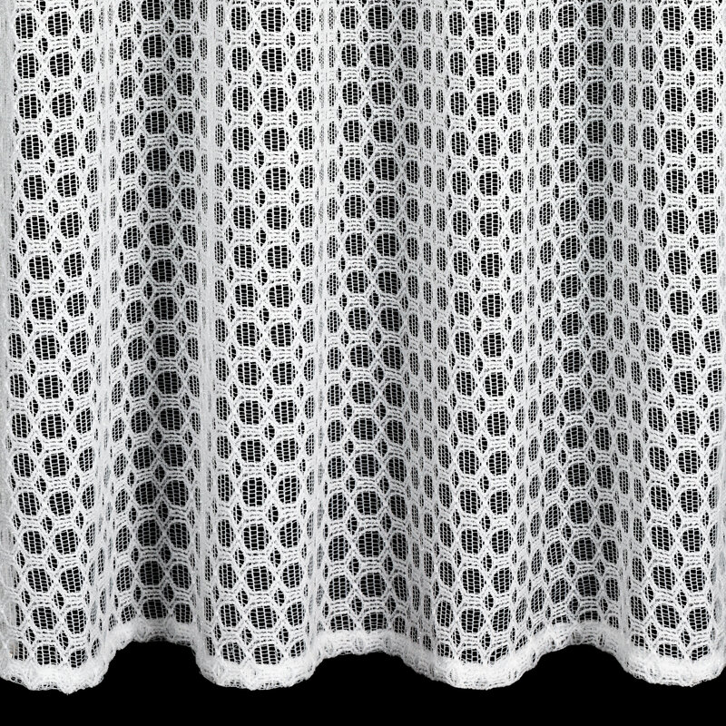 Firana gotowa biała 140 x 250 cm – rozprasza światło