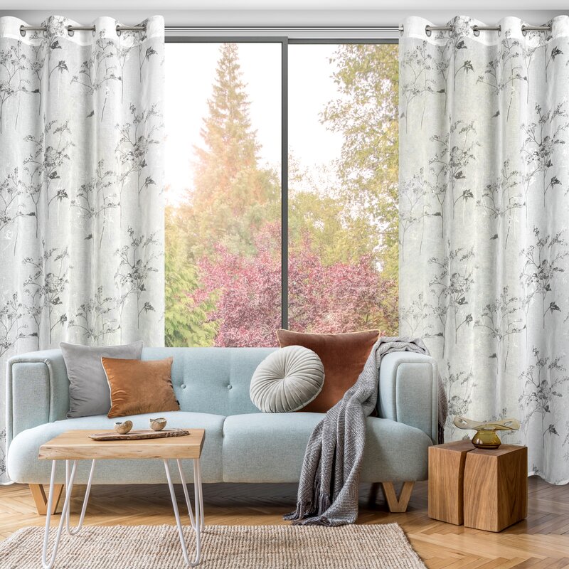 Zasłona gotowa biała 140 x 250 cm – zaciemniająca i stylowa