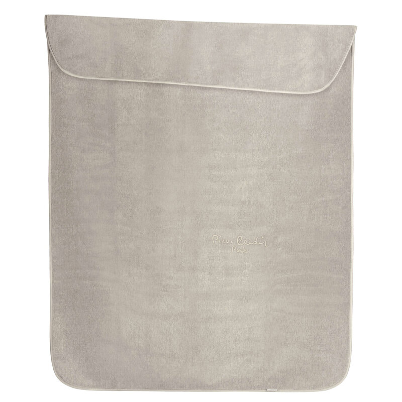 Koc Pierre Cardin ciemnobeżowy 220 x 240 cm – miękki i ciepły