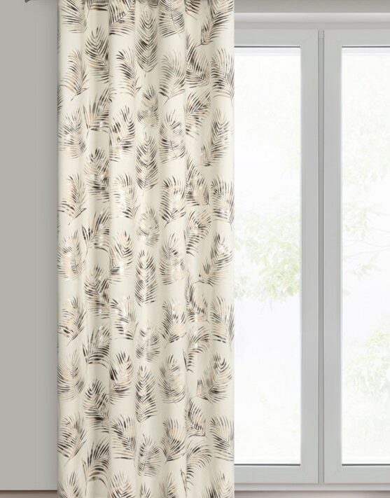 Zasłona gotowa Gloria2 kremowa 140 x 250 cm – dodaje blasku wnętrzu
