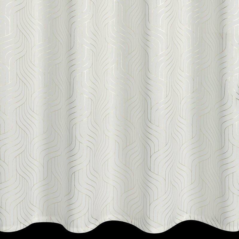 Zasłona gotowa Oleta biała 140 x 250 cm – rozprasza światło