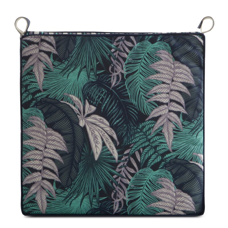 Siedzisko tarasowe SIED/GARDEN granatowe 42x42x4 – egzotyczny wzór
