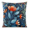 POSZEWKA VELVET 93 45 X 45 CM NIEBIESKI