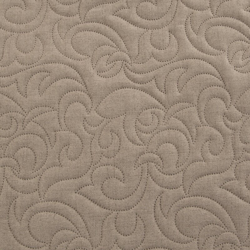Narzuta len beżowa 200 x 220 cm – dodaje przytulności
