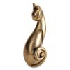 Figurka ceramiczna Kati złota 10 x 10 x 26 cm – dodaje blasku wnętrzu