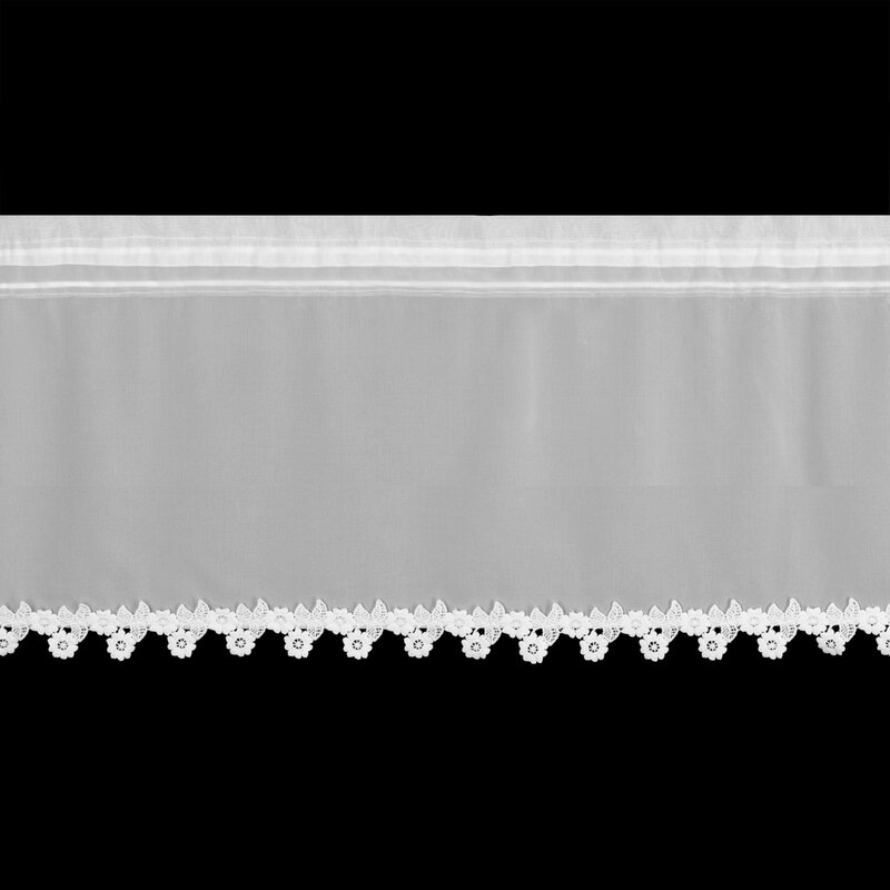 Firana gotowa Lili biała 150 x 30 cm – rozprasza światło