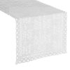 Obrus nici Martha biały 40 x 180 cm – subtelna dekoracja