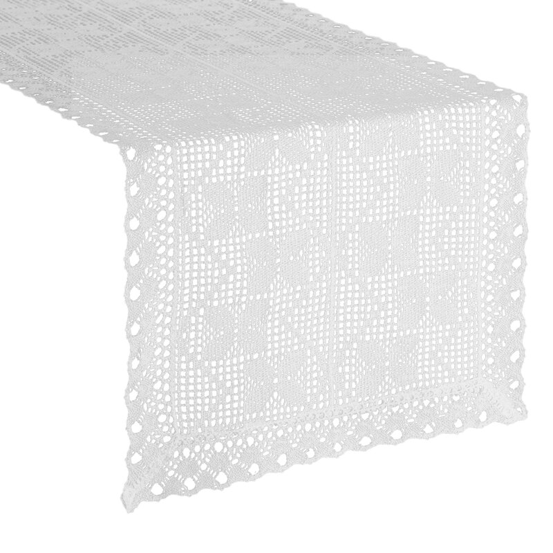 Obrus nici Martha biały 40 x 180 cm – subtelna dekoracja
