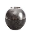 Świecznik ceramiczny Leo srebrny O 11 X 10 CM – rozświetla wnętrze
