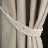 Sznur dekoracyjny DAMLA naturalny 70 cm – nada zasłonom elegancji