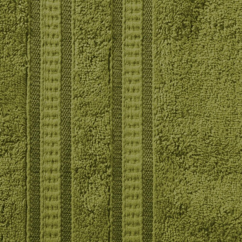 Ręcznik bambusowy Mila oliwkowy 50 x 90 cm – miękki i chłonny