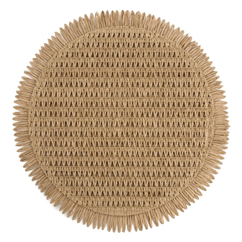 Podkładka Joan beżowa o 38 cm – chroni blat i zdobi