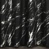 Zasłona gotowa LANI czarna 140 X 250 CM – modny wzór marmuru
