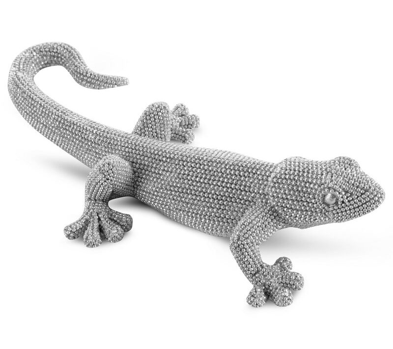 Figurka dekoracyjna Eldo srebrna 12 X 25 X 6 CM – na komodę i biurko