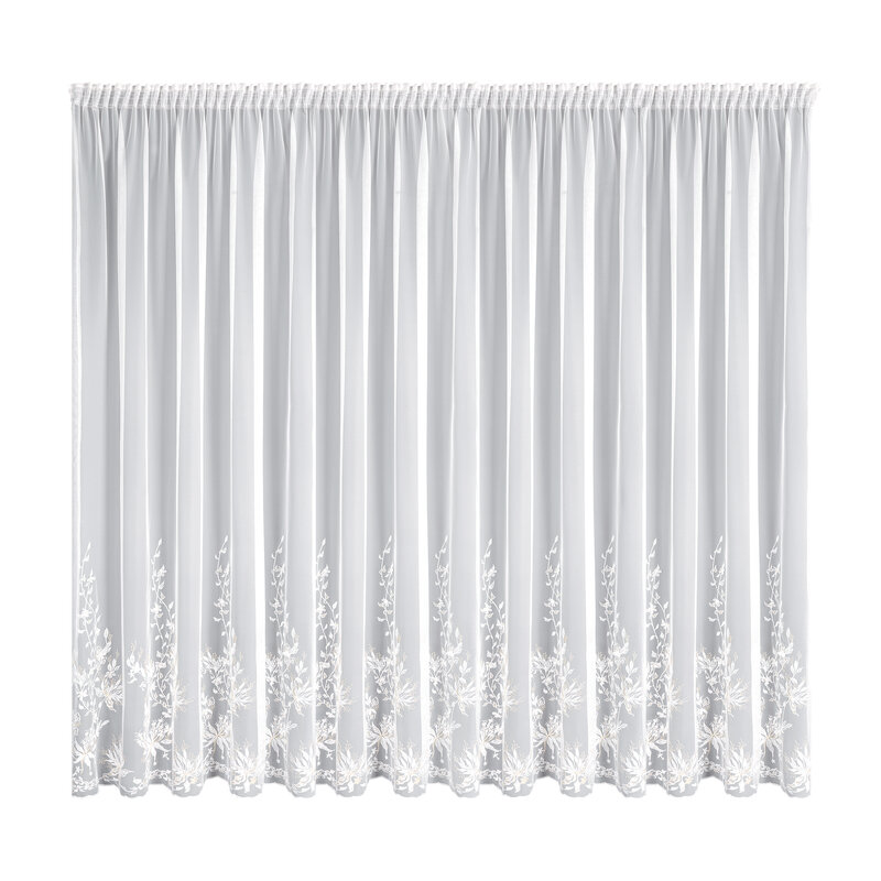 ZASŁONA GOTOWA JULIA NA TAŚMIE 350 X 270 CM BIAŁY