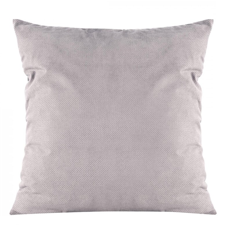 Poszewka welwetowa Milo stalowa 45 x 45 cm – doda przytulności