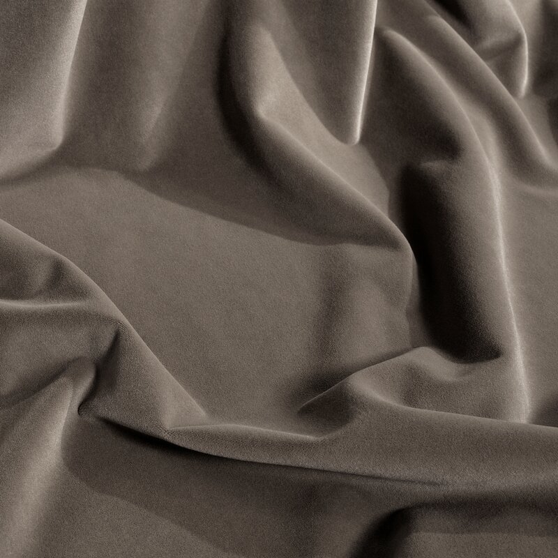 ZASŁONA GOTOWA KRISTI NA TAŚMIE 140 X 270 CM CIEMNOBRĄZOWY
