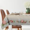 Obrus gobelinowy z hortensjami popielaty 140x180 cm – doda elegancji stołowi