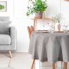 Obrus Stella srebrny O 180 cm – doda blasku jadalni