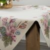 Obrus gobelinowy GOB/CHO/1215/NAT naturalny 100x100 cm – doda uroku wnętrzu