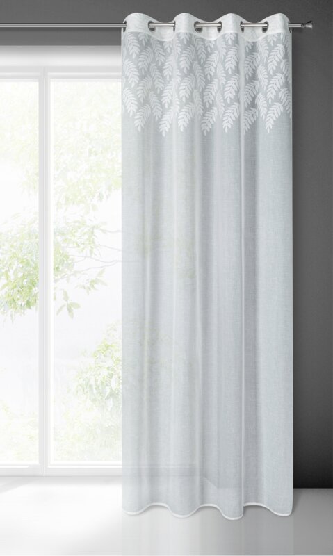 Firana gotowa Anet biała 140 x 250 cm – rozjaśnia wnętrze