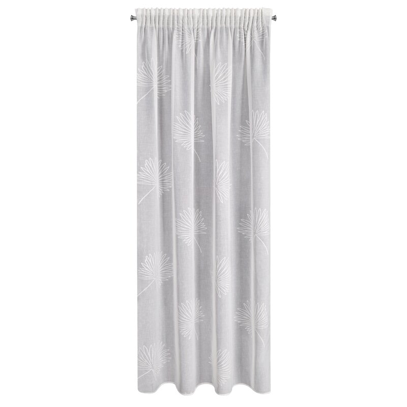 Firana gotowa Jane biała 140 x 270 cm – dodaje lekkości