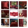 Zasłona gotowa Peonia bordowa 140 x 270 cm – wprowadza przytulność