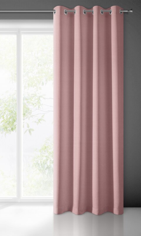 Zasłona gotowa Ada pudrowy róż 140 x 250 cm – dodaje przytulności