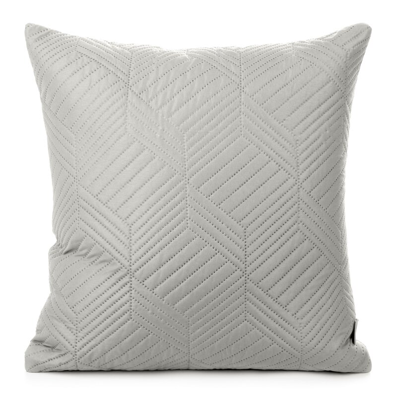 Poszewka Design91 popielata 40 x 40 cm – stylowe uzupełnienie