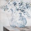 Obraz ręcznie malowany kwiatowy biały 80 X 60 cm – wprowadza subtelny urok